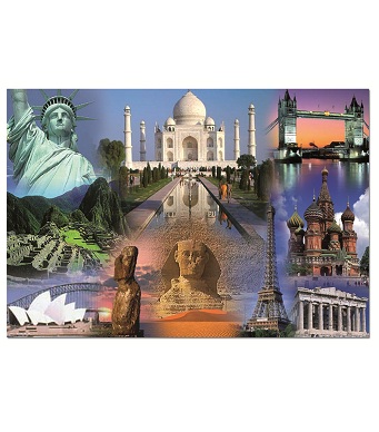 Educa Jigsaw Puzzle -World Collage - 3000 Pieces
